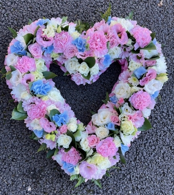Open Heart Pastel Shades