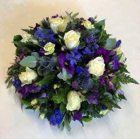 Blue and Purple Posy Pad